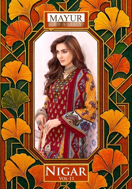 Nigar Vol 11 By Mayur Printed Cotton Dress Material 